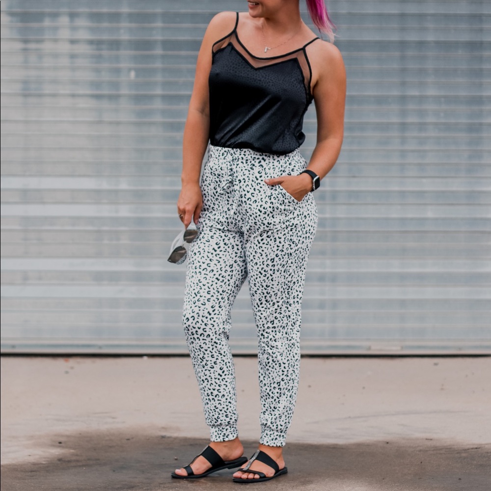 Leopard Joggers